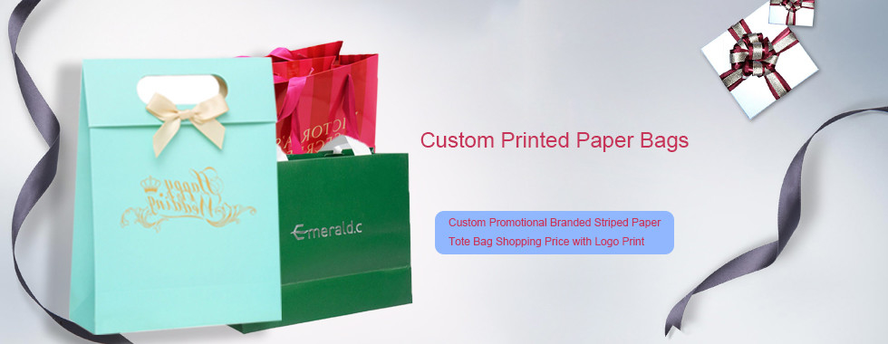 Custom Printed Χάρτινες Τσάντες