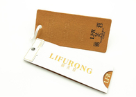 Custom Pinted Paper Clothing Tags And Labels Maker With Small Paper Pouch