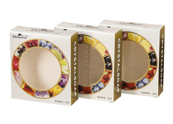 Καλή τιμή. Προσαρμοσμένο Fancy art Paper Soap Box Κουτί παραθύρου συσκευασίας με εκτύπωση έργων τέχνης σε απευθείας σύνδεση